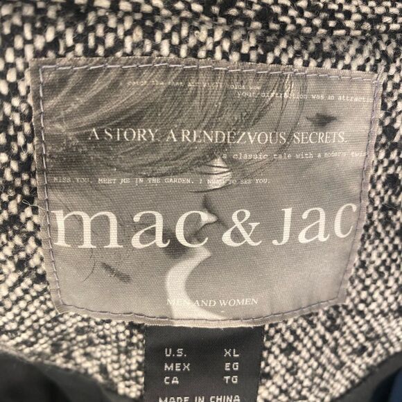 Mac & Jac XL 3/4 Sleeves 3 Button Pea Coat - Picture 7 of 8